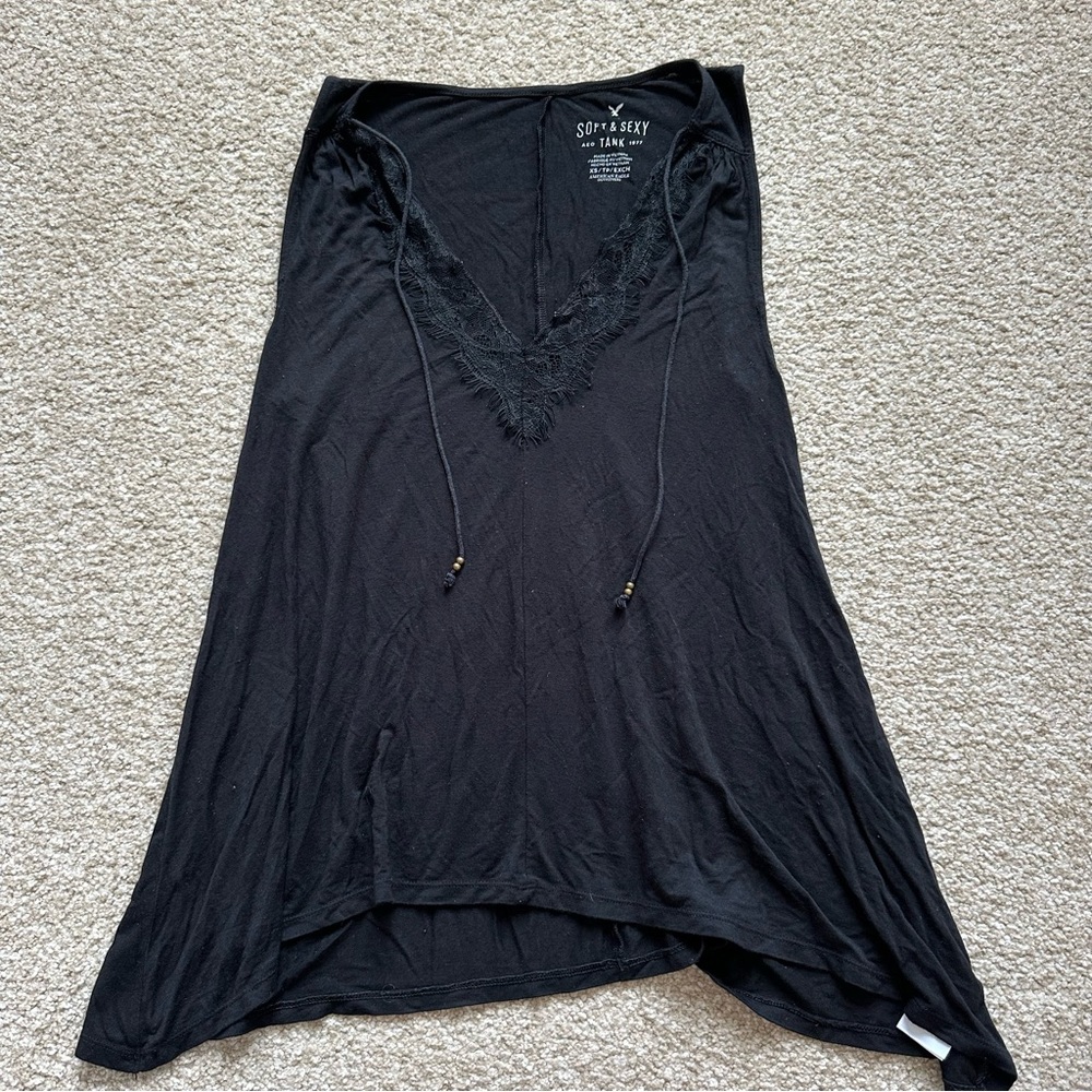 American Eagle Black Tank Top